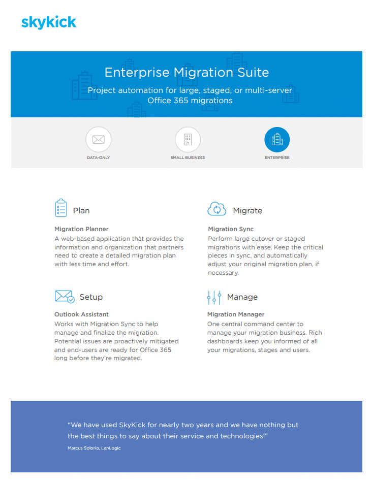 Enterprise Migration Suite