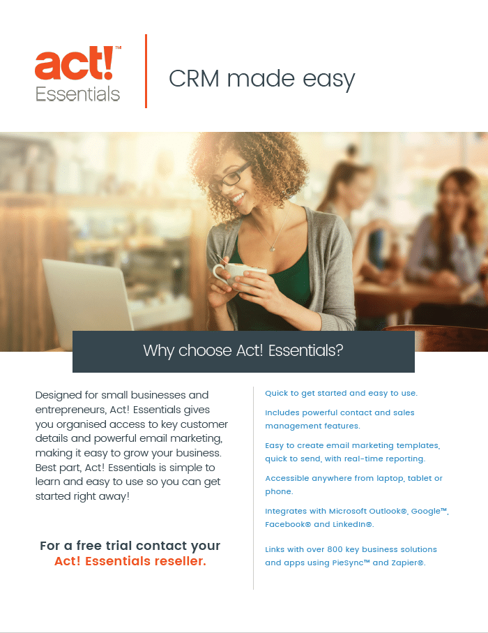 act essentials - crm made easy